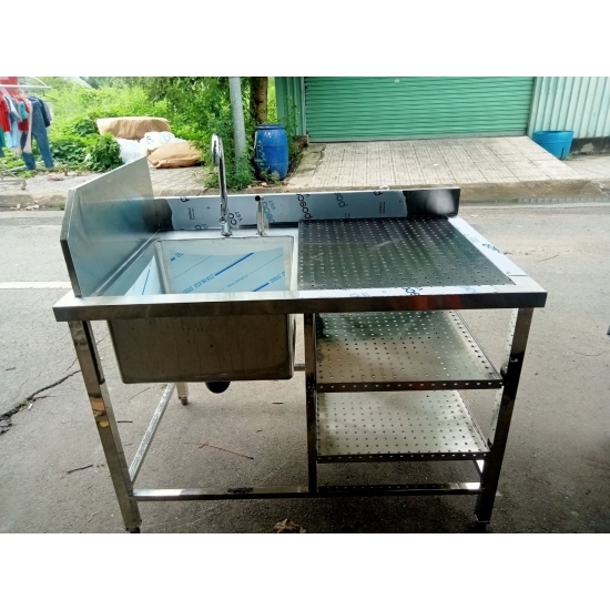 CHẬU RỬA CÓ KHAY ÚP RÁO LY