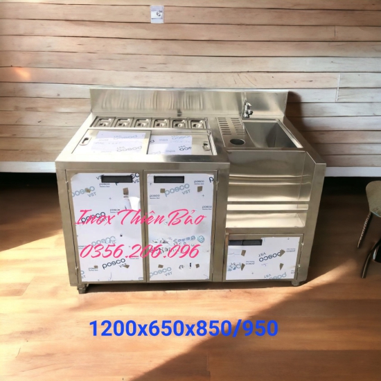 QUẦY PHA CHẾ 1200X650X850