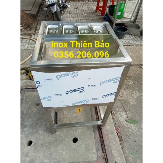 THÙNG ĐÁ 4 KHAY CÓ CHÂN